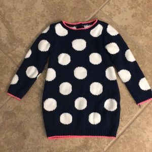 Little girls sweater dress